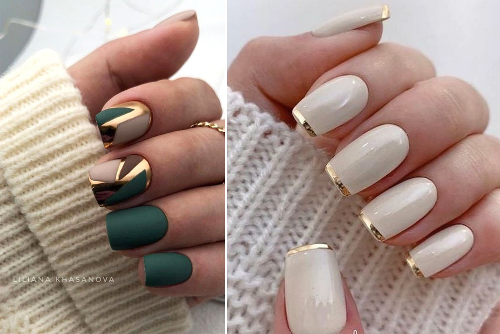 unghii cu gel scurte