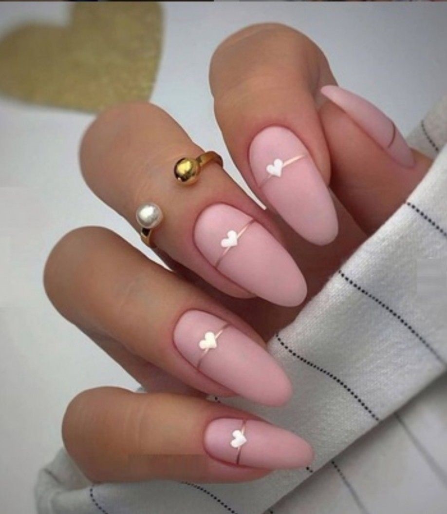 unghii cu gel valentines day modele noi