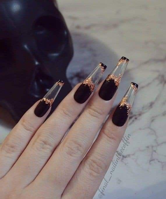 idei unghii transparente cu gel