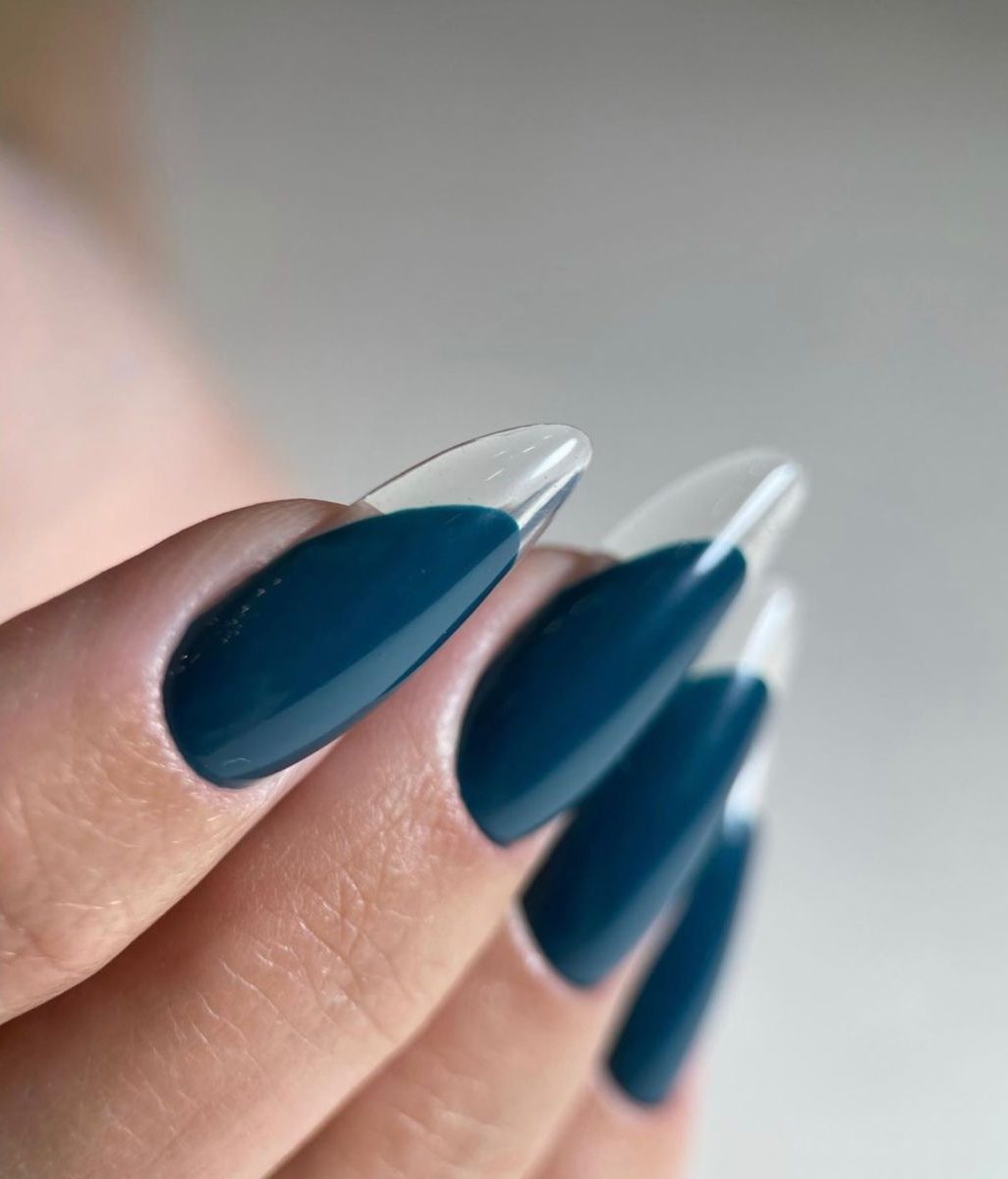 modele unghii french glass