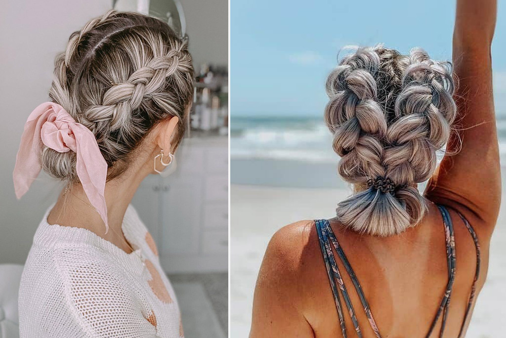 coafuri impletite par mediu